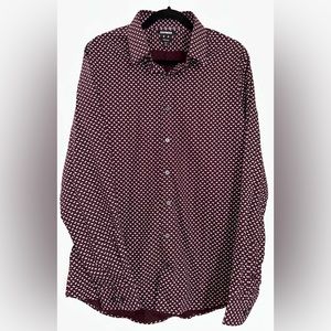 Men’s Extra Slim Dressy Top with tiny roses